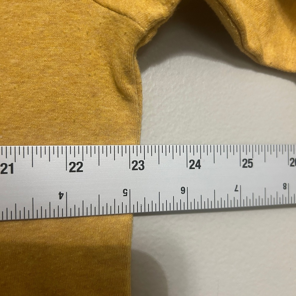 A New Day Long Sleeve Tee Women XL Mustard Yellow Cotton Modal Basic Fall Chic - Picture 6 of 7